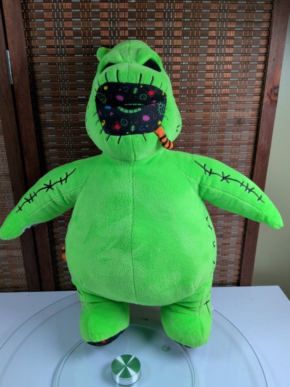 Build-A-Bear Neon Green Oogie Boogie Plush Nightmare Before Christmas Disney 16"
